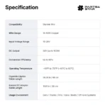 Starlink Mini Cigarette Lighter Adapter 10–28V to Stable 30V Output, Car Adapter with Step-Up Converter, Starlink Mini Accessories - Image 8