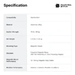 Starlink Mini Magnetic Mount with 360° Adjustable Ball Head, 12 Strong Magnets, Compatible with 2024 & 2025 OEM Pipe Adpter, Starlink Mini Accessories - Obraz 12