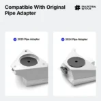 Starlink Mini Magnetic Mount with 360° Adjustable Ball Head, 12 Strong Magnets, Compatible with 2024 & 2025 OEM Pipe Adpter, Starlink Mini Accessories - Obraz 3