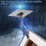 Adjustable Wall & Roof Mount Kit for Starlink Gen 3 Standard Dish - Bild 4