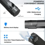 Starlink Mini Power Stand with Integrated Tripod – Up to 6H All-Day Power - 画像 5