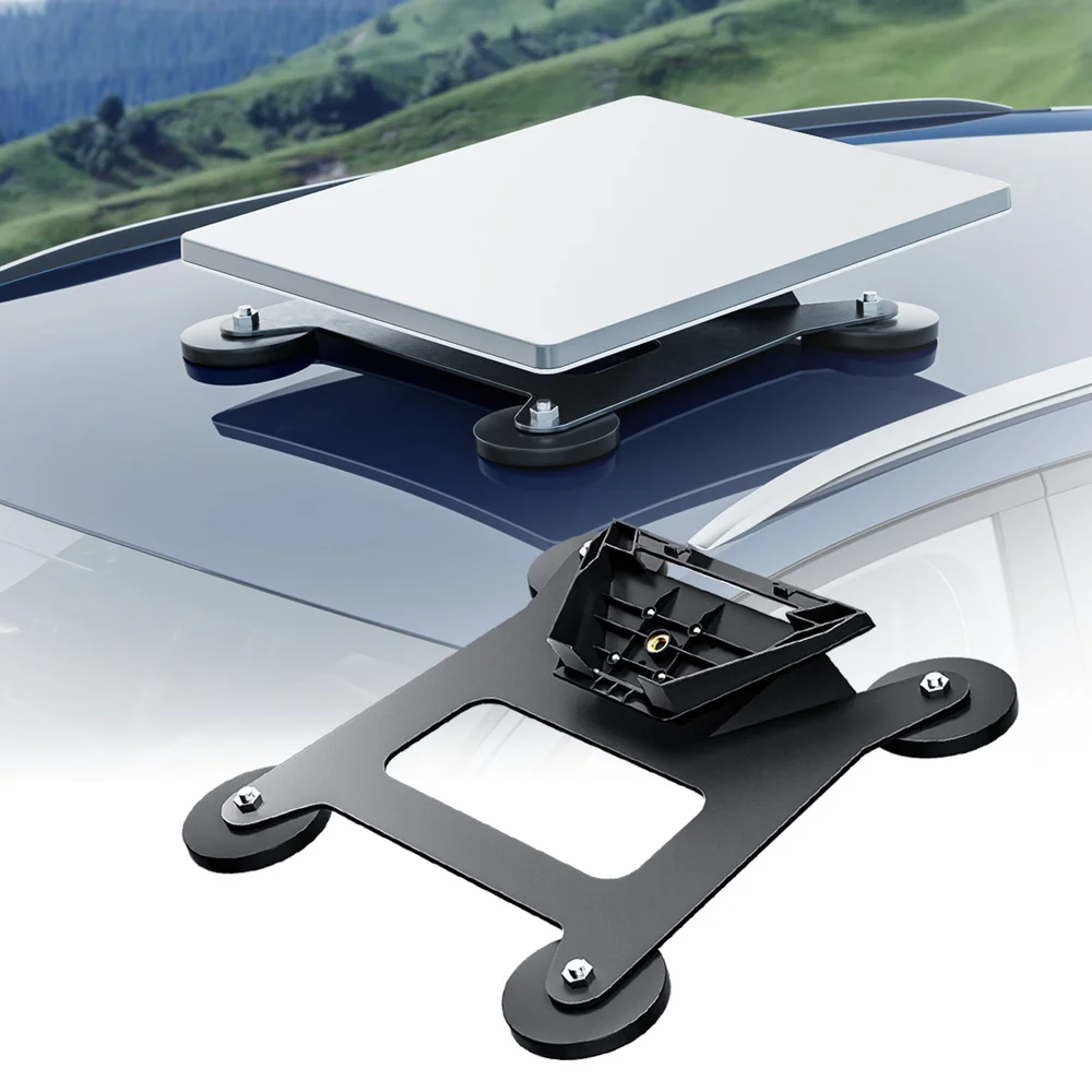 A Magnetic Flat Mount with Strong Pull Force Base for Starlink Mini - Bild 1