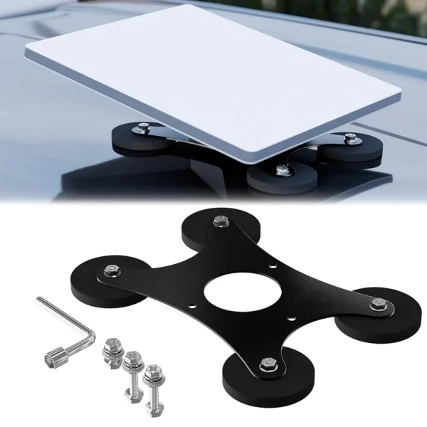 Magnetic No-Drill Car Mount for Starlink Mini – 2025 New Version