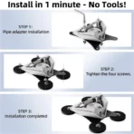 Magnetic No-Drill Car Mount for Starlink Mini – 2025 New Version - Image 3