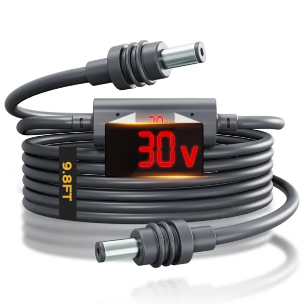 Starlink Mini DC Power Cable – Real-Time Voltage & Current Monitor