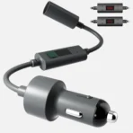 12V to 24V DC Step Up Converter with 60W Car Cigarette Lighter Adapter for Starlink Mini