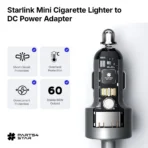 Starlink Mini Car Adapter 12V to 20V Step-Up Converter, 60W Car Cigarette Lighter Adapter with LED Display, Starlink Mini Accessories - Image 4