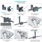 Heavy-Duty Aluminum Alloy Pole Mount for Starlink Mini – For RV, Roof & Ladder - Image 3