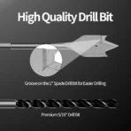 Starlink Cable Routing Kit with Wall Pass-Through Grommet – 1" Drill Bit Included for Gen 2/3 Dish & Mini Ethernet - Imagem 2