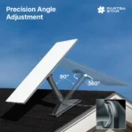 Starlink Gen 3 Adjustable Roof Pivot Mounting Kit with 0–90° Tilt, 5.5"x8.8" Stable Base, Heavy-Duty Aluminum Alloy, Fits Tile, Shingle & Flat Roofs, Starlink Gen 3 Accessories - Image 3