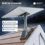 Starlink Gen 3 Adjustable Roof Pivot Mounting Kit with 0–90° Tilt, 5.5"x8.8" Stable Base, Heavy-Duty Aluminum Alloy, Fits Tile, Shingle & Flat Roofs, Starlink Gen 3 Accessories - Image 5