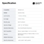 Starlink Gen 3 Adjustable Roof Pivot Mounting Kit with 0–90° Tilt, 5.5"x8.8" Stable Base, Heavy-Duty Aluminum Alloy, Fits Tile, Shingle & Flat Roofs, Starlink Gen 3 Accessories - Image 9