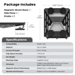 Starlink Mini Magnetic Mount with 264 lb Strong Magnetic Force, Heavy-Duty Paint-Safe Roof Mount, No Drilling, Starlink Mini Accessories - Kuva 10