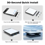 Starlink Mini Magnetic Mount with 264 lb Strong Magnetic Force, Heavy-Duty Paint-Safe Roof Mount, No Drilling, Starlink Mini Accessories - Kuva 7