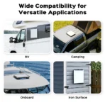 Starlink Mini Magnetic Mount with 264 lb Strong Magnetic Force, Heavy-Duty Paint-Safe Roof Mount, No Drilling, Starlink Mini Accessories - Kuva 8