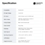 Starlink Mini Car Adapter12V/24V to 30V DC Step-Up Converter, 30W USB-C Car Charger with Blue Indicator Light, Starlink Mini Accessories - 9 kép