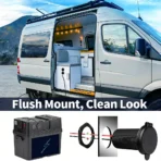 12V to 30V Step-Up Converter Recessed Mount Adapter for Starlink Mini - Obraz 8