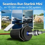 12V to 30V Step-Up Converter Recessed Mount Adapter for Starlink Mini - Obraz 10